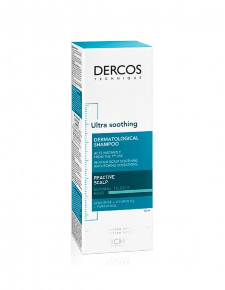 Vichy Dercos Technique Champú Ultra Calmante Cabello Normal a Graso 200 ml