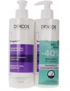Vichy Dercos Technique Champú Redensificante 400+400 ml -...