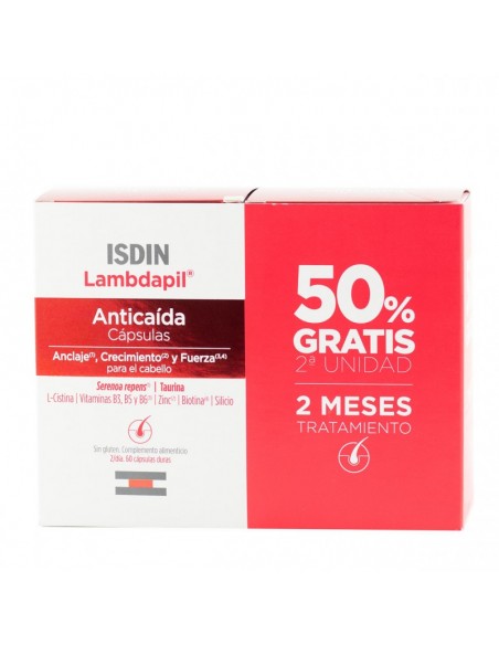 Isdin Lambdapil Anti-Caída 120 Cápsulas Pack 2 Meses