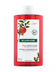 Klorane Champú Brillo Cabellos con Color a la Granada 400 ml