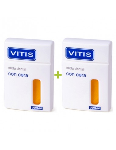Vitis Seda Dental con Cera 2x50 m