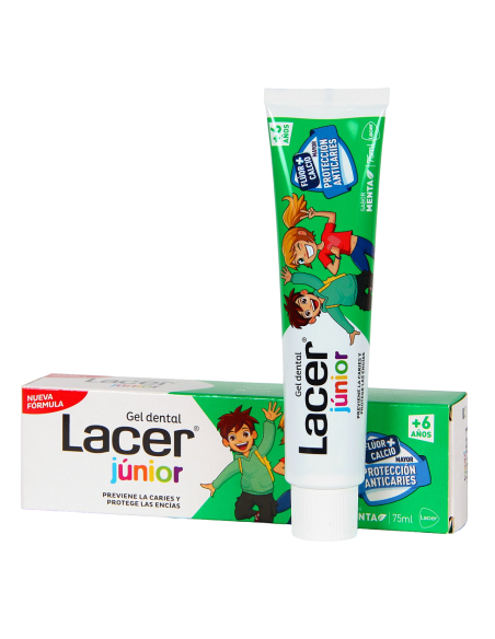 Lacer Junior Gel Dental Menta +6 años 75 ml