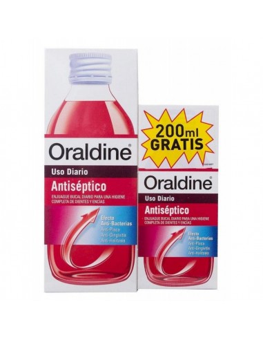 Oraldine Antiséptico Colutorio 400 ml + 200 ml...