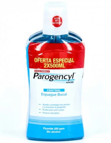 Parogencyl Encías Control Colutorio 2x500 ml