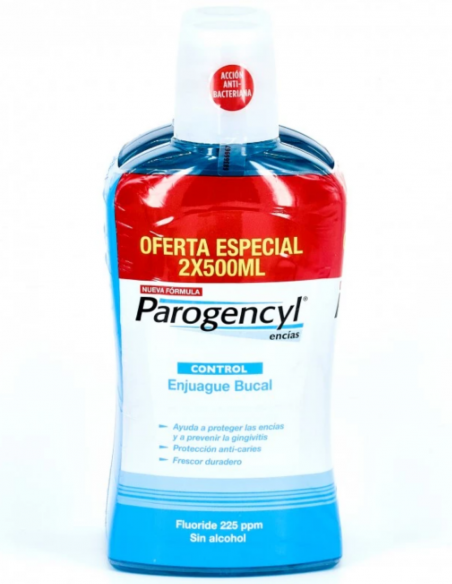 Parogencyl Encías Control Colutorio 2x500 ml