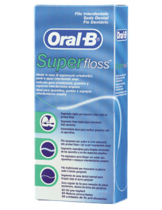 Oral-B SuperFloss Seda Dental 50 hebras