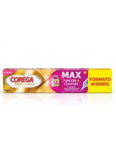 Corega Power Max Fijación+Confort Crema Fijadora Prótesis...