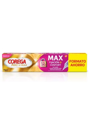 Corega Power Max Fijación+Confort Crema...
