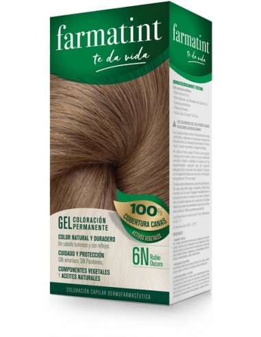 Farmatint Gel Coloración Capilar Permanente 6N...
