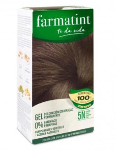 Farmatint Gel de Coloración Capilar Permanente 5N Castaño...