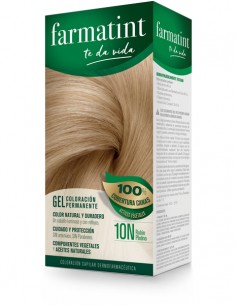 Farmatint Gel de Coloración Capilar Permanente 10 N Rubio...