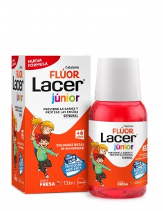 Lacer Flúor Semanal 0.2% Colutorio Sabor Fresa 100 ml