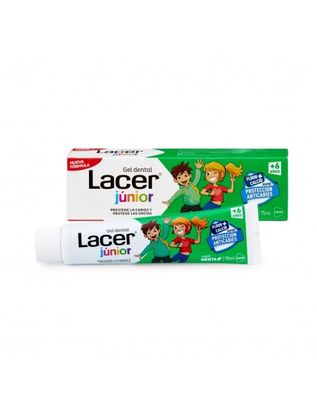 Lacer Junior Gel Dental Menta +6 años 75 ml