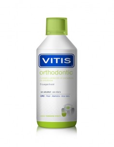 Vitis Orthodontic Colutorio Sabor Manzana-Menta 500 ml