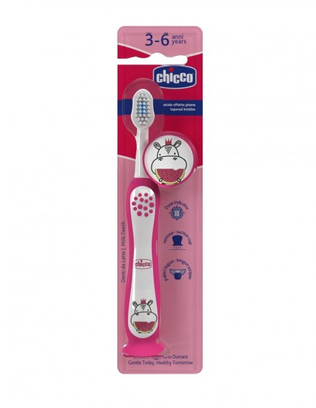 Chicco Cepillo Dental Color Rosa 3-6 años