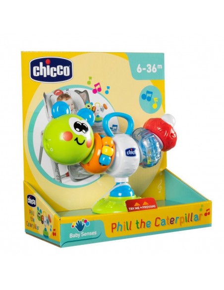 Chicco Juguete para Trona Phill el Gusano 6-36m