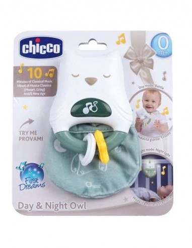 Chicco Sonajero Día y Noche Búho +0m