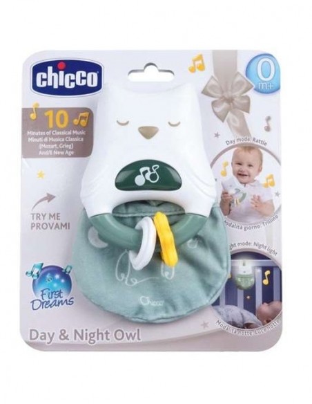 Chicco Sonajero Día y Noche Búho +0m