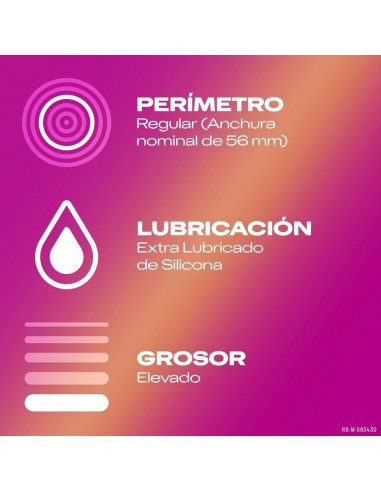 Durex Preservativo Dame Placer Regular Fit 12...