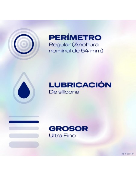 Durex Preservativo Invisible Regular Fit 12 unidades