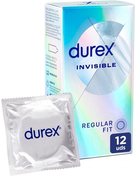 Durex Preservativo Invisible Regular Fit 12 unidades
