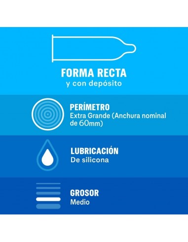 Durex Preservativo Natural XL 12 unidades