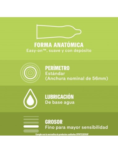 Durex Preservativo Naturals Regular Fit 10...