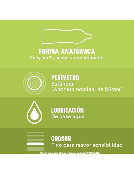 Durex Preservativo Naturals Regular Fit 10 unidades