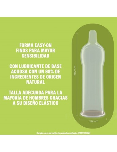 Durex Preservativo Naturals Regular Fit 10...