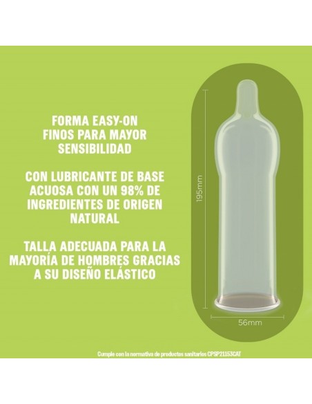 Durex Preservativo Naturals Regular Fit 10 unidades