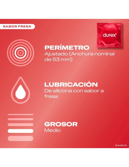 Durex Preservativo Saboréame Regular Fit 12 unidades