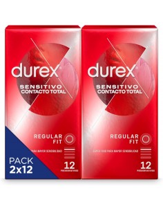 Durex Preservativo Sensitivo Contacto Total Regular Fit...