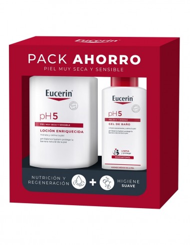 Eucerin Pack pH5 Loción Hidratante Enriquecida...