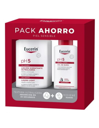 Eucerin Pack pH5 Loción Hidratante Ultraligera...
