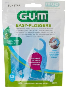 Gum Easy-Flossers Seda Dental Sabor Menta 30 unidades