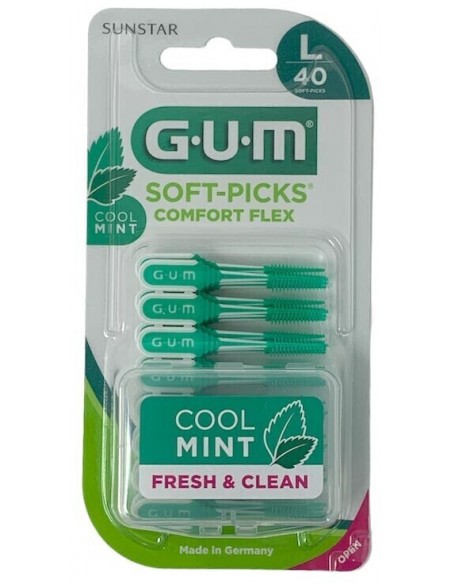 Gum Soft-Picks Comfort Flex Cool Mint Large 40 unidades