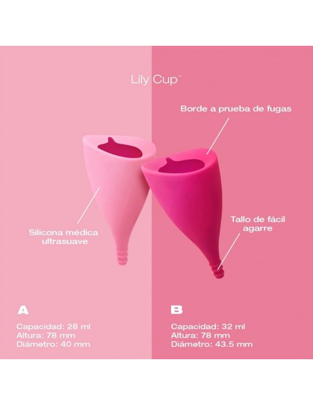Intimina Lily Cup Copa Menstrual Extra Suave Talla B