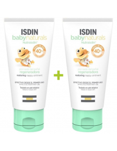 Isdin BabyNaturals Pomada Pañal Regeneradora 100+100 ml 2