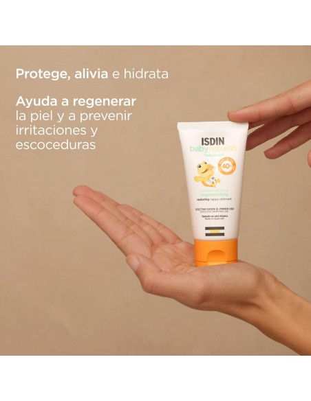 Isdin BabyNaturals Pomada Pañal Regeneradora 100+100 ml