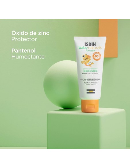 Isdin BabyNaturals Pomada Pañal Regeneradora 100+100 ml