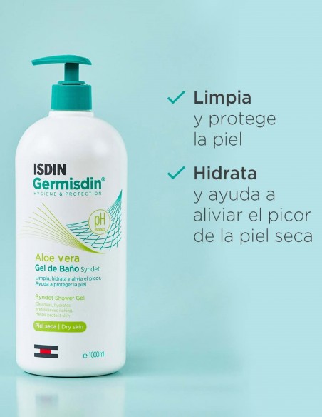 Isdin Germisdin Gel de Baño Syndet Piel Seca 1000 ml