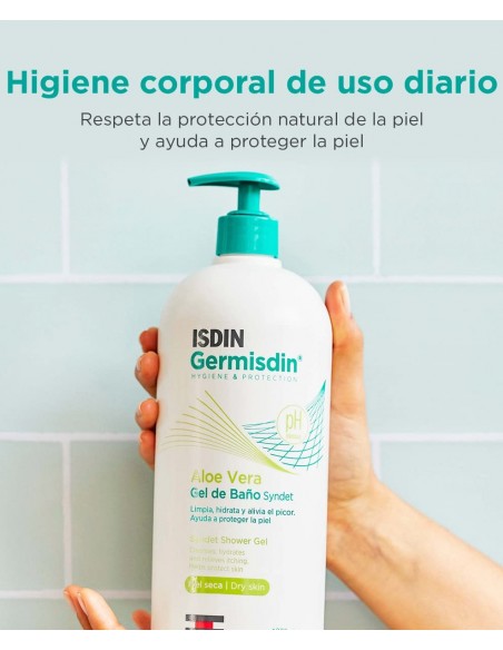 Isdin Germisdin Gel de Baño Syndet Piel Seca 1000 ml