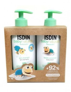 Isdin Pack BabyNaturals Gel Champú 400 ml + Loción...