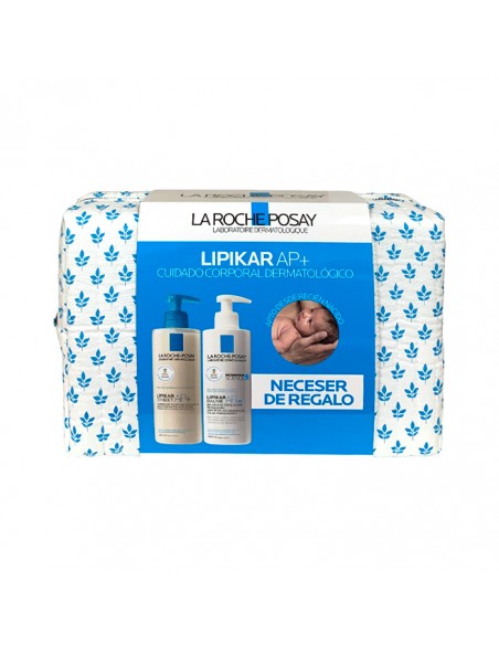 La Roche Posay Lipikar Baume APM 400 ml + Lipikar Syndet Anti-Irritaciones AP 400 ml + Neceser
