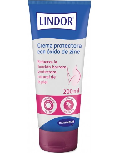 Lindor Crema Protectora con Óxido de Zinc 200 ml
