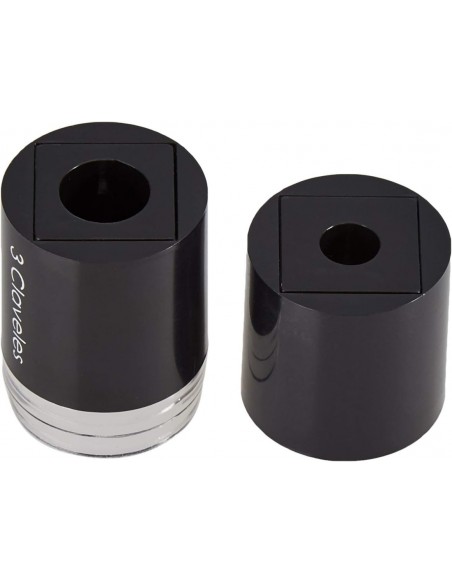 3 Claveles Sacapuntas con Recogedor para Lapiz de Ojos