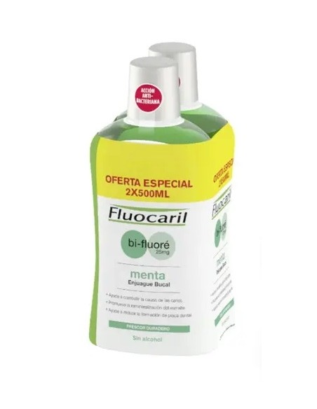 Fluocaril Bi-Fluoré Colutorio 2x500 ml