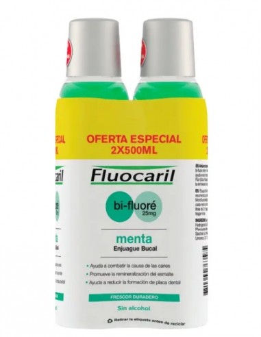 Fluocaril Bi-Fluoré Colutorio 2x500 ml