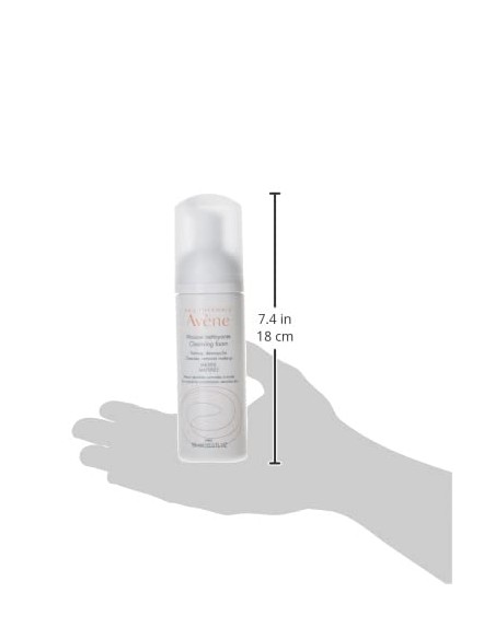 Avène Espuma Limpiadora Matificante Piel Sensible Normal a Mixta para Rostro y Ojos 150 ml