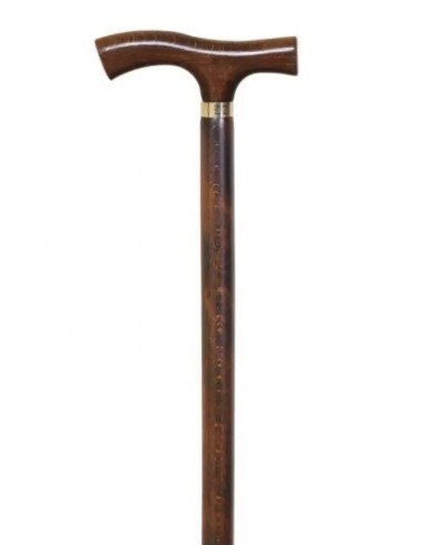 García 1880 Muleta Madera Puño Recto 90 cm